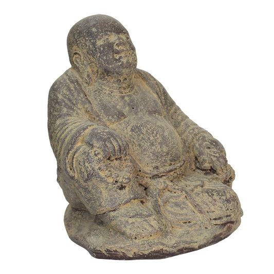 Buddha sitzend Steinfigur 20cm Frostfest