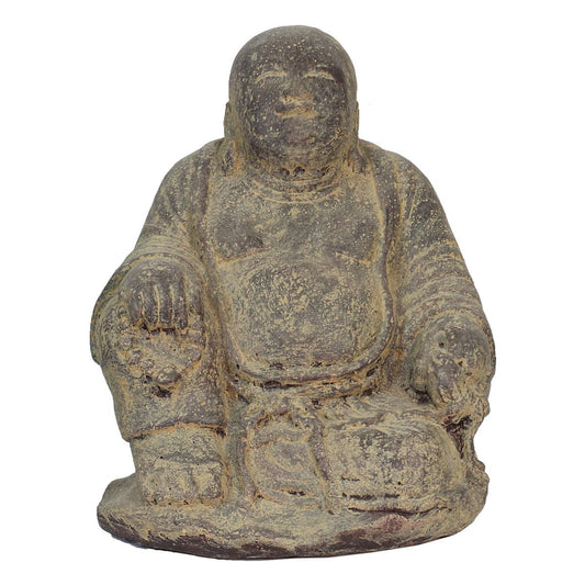 Buddha sitzend Steinfigur 20cm Frostfest