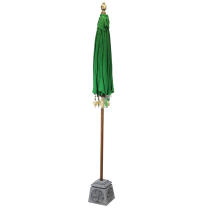 Bali Sonnenschirm Balinesischer Schirm Garten Baumwolle Sonnenschutz Handarbeit Retro Vintage Dekoschirm 2-teilig ca.180 cm