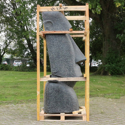Garten Figur Moai Skulptur Garten Deko
