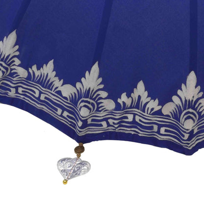 Bali Sonnenschirm Balinesischer Schirm Garten Baumwolle Handarbeit ideal für Balkon Dekoschirm 2-teilig ca. 130 Ø cm Variante