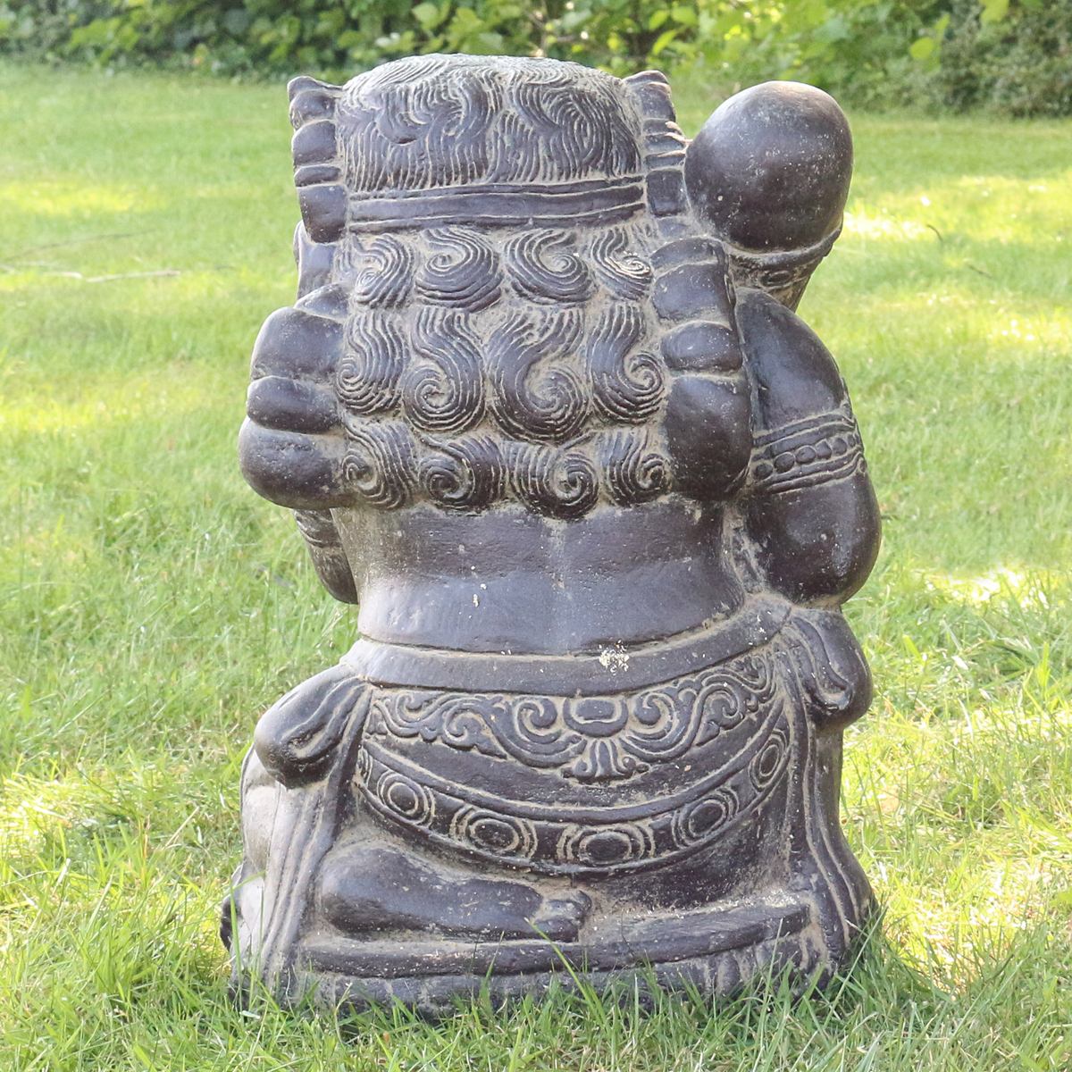 2er Tempelwächter Set Guardian Wächter Skulptur Steinfigur Figur Links und Rechts 50 cm