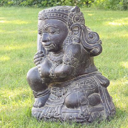 2er Tempelwächter Set Guardian Wächter Skulptur Steinfigur Figur Links und Rechts 50 cm