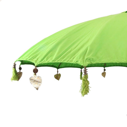 Bali Sonnenschirm Hängend Balinesischer Schirm Garten Baumwolle Baldachin zum aufhängen ca. 180 Ø cm Variante