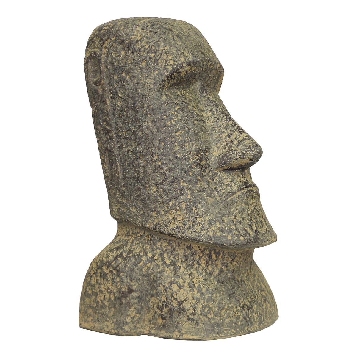 Gartenfigur Moai Moaiskulptur Moaifigur Steinfigur 