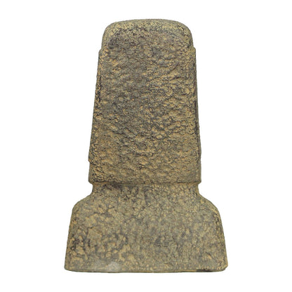 Osterinsel Moai Kopf Stein Steinfigur Gartenfigur Lavastein Figur Statue Schwarz 40 cm