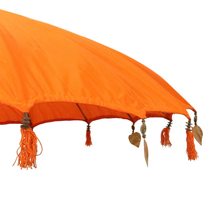 Bali Sonnenschirm Hängend Balinesischer Schirm Garten Baumwolle Baldachin zum aufhängen ca. 180 Ø cm Variante