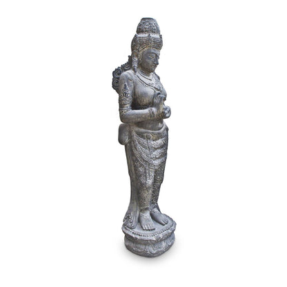 Devi Göttin Hinduismus Figur Skulptur Stein Lavasand Bali Gott Steinfigur Gartenfigur 150cm