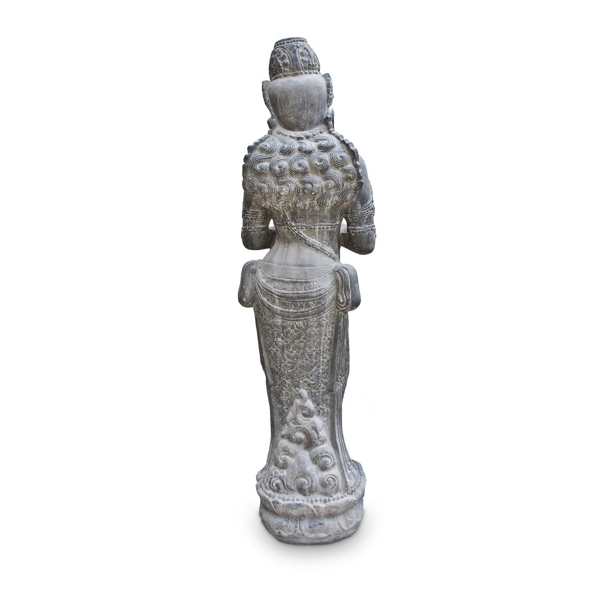 Devi Göttin Hinduismus Figur Skulptur Stein Lavasand Bali Gott Steinfigur Gartenfigur 150cm