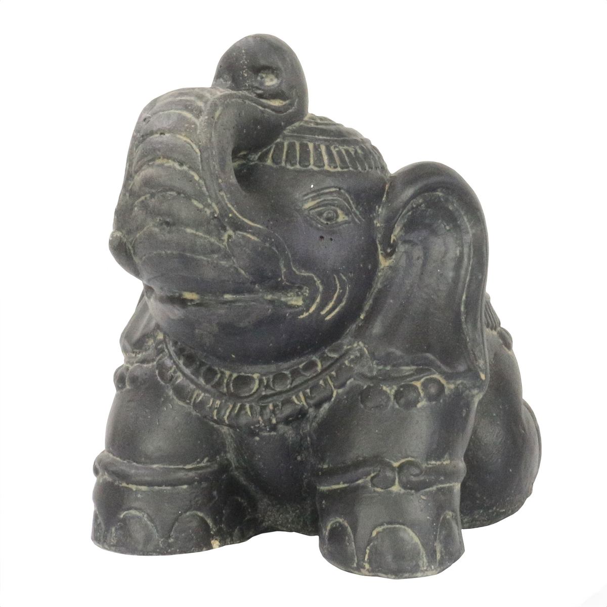 Schirmständer Elefant in Elefanten Form Stein