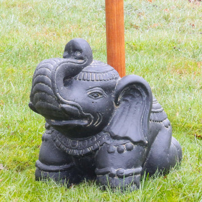 Schirmständer Elefant in Elefanten Form Stein