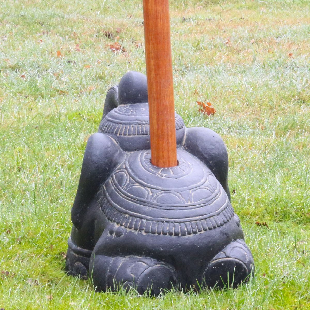 Schirmständer Elefant in Elefanten Form Stein
