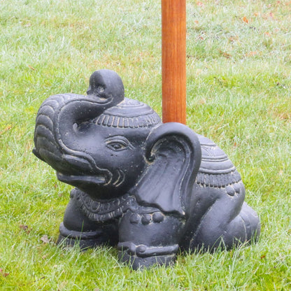 Schirmständer Elefant in Elefanten Form Stein