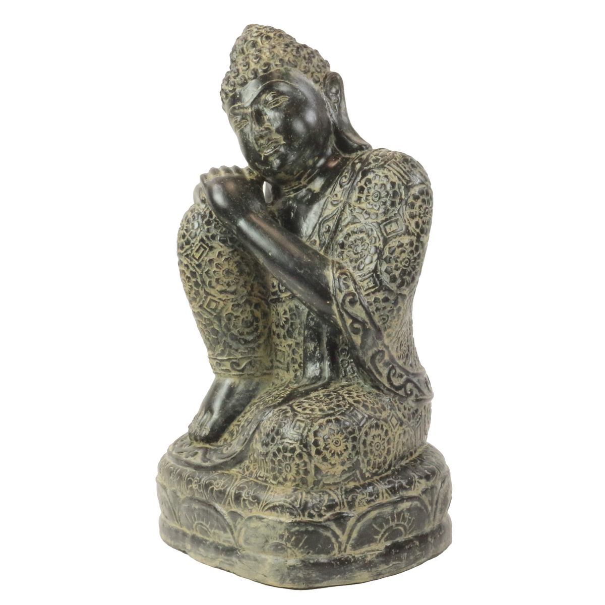 Buddha Steinfigur Deko Gartenfigur Skulptur Garten Figur 