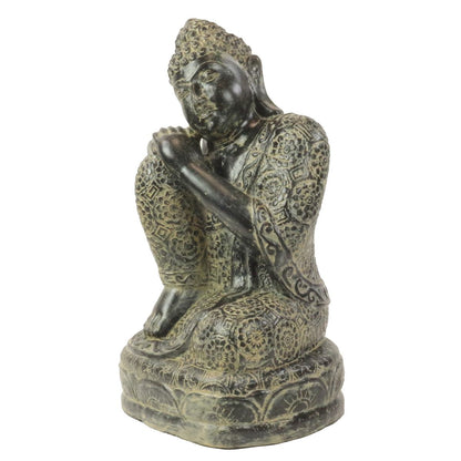 Buddha Steinfigur Deko Gartenfigur Skulptur Garten Figur 