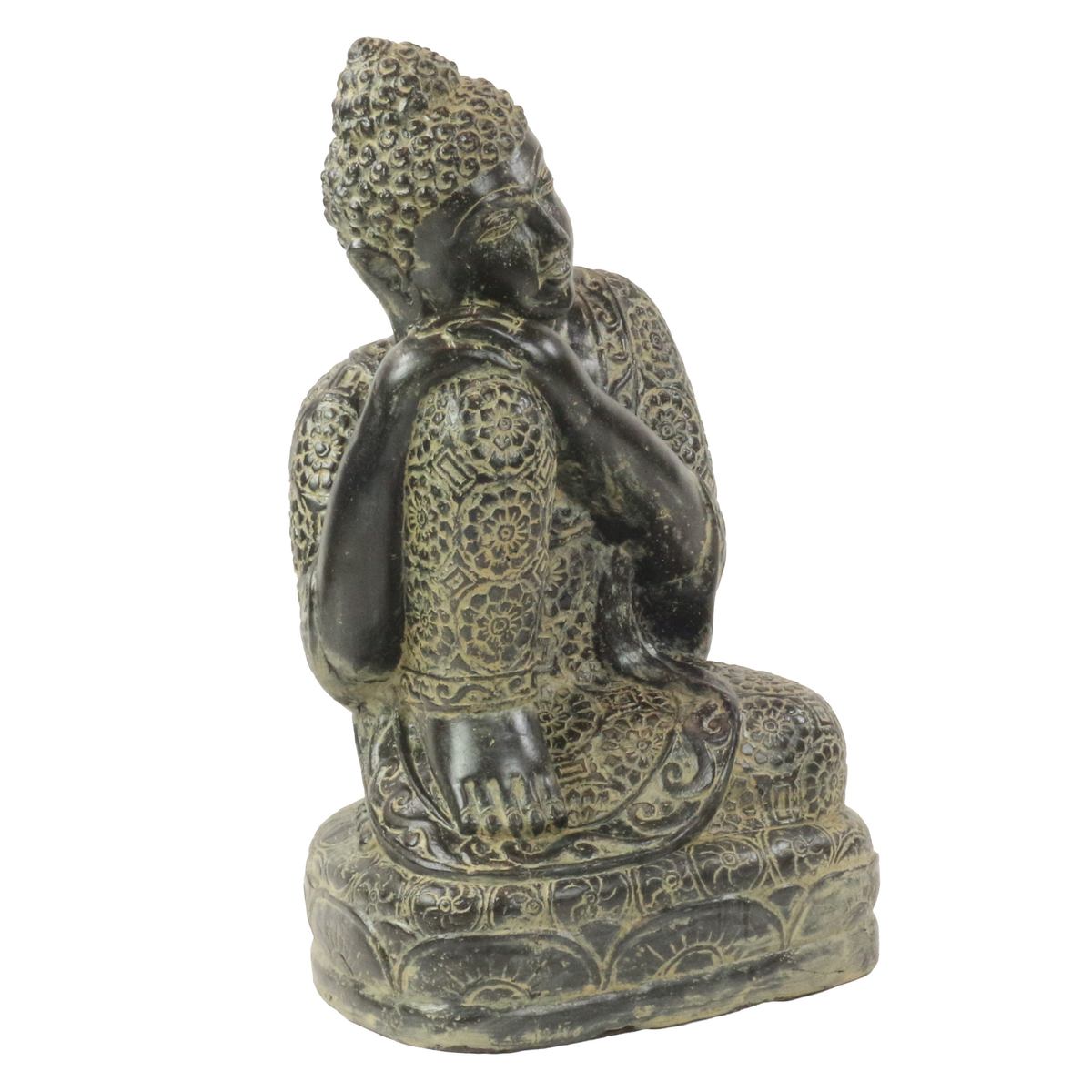 Buddha Steinfigur Deko Gartenfigur Skulptur Garten Figur 