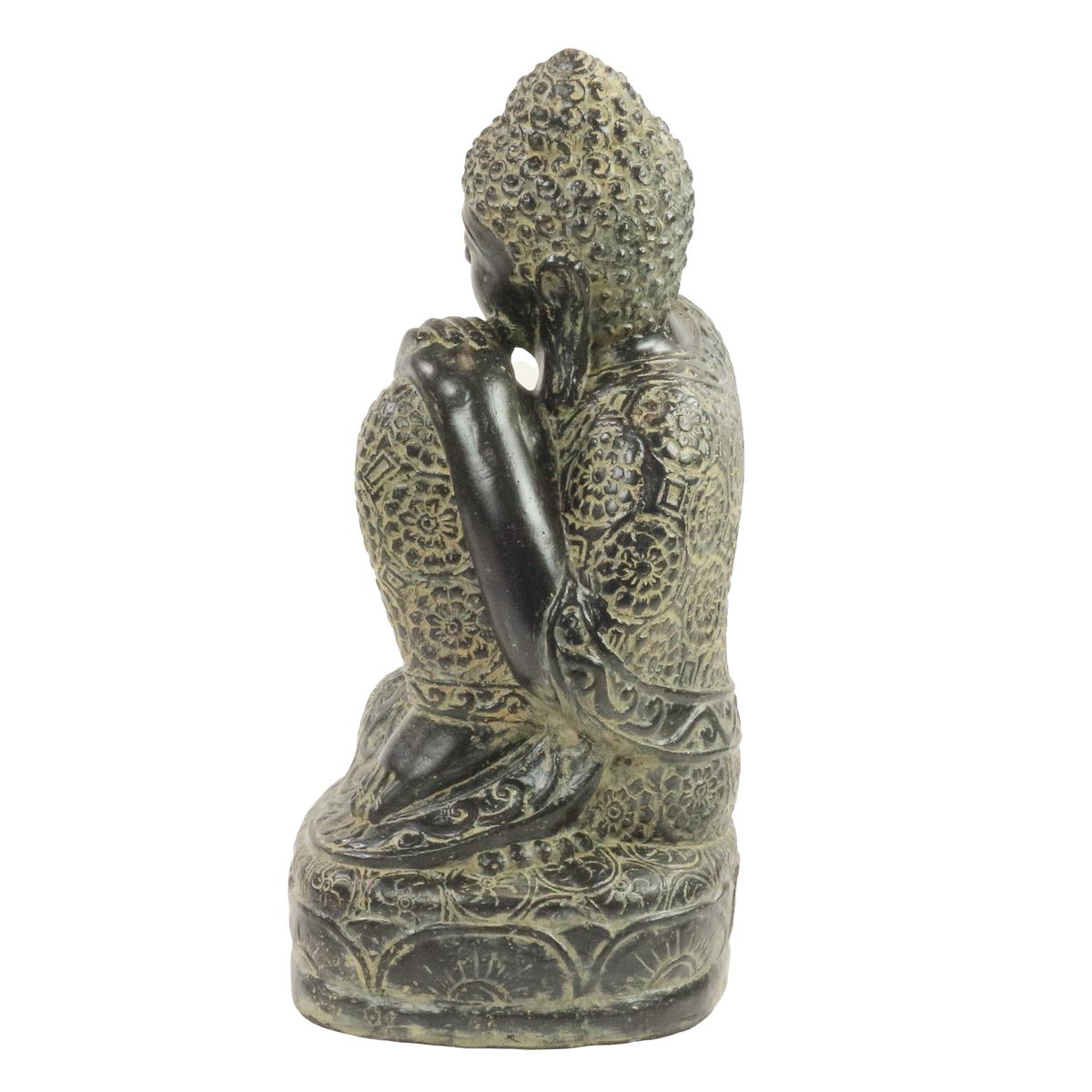 Buddha Steinfigur Deko Gartenfigur Skulptur Garten Figur 