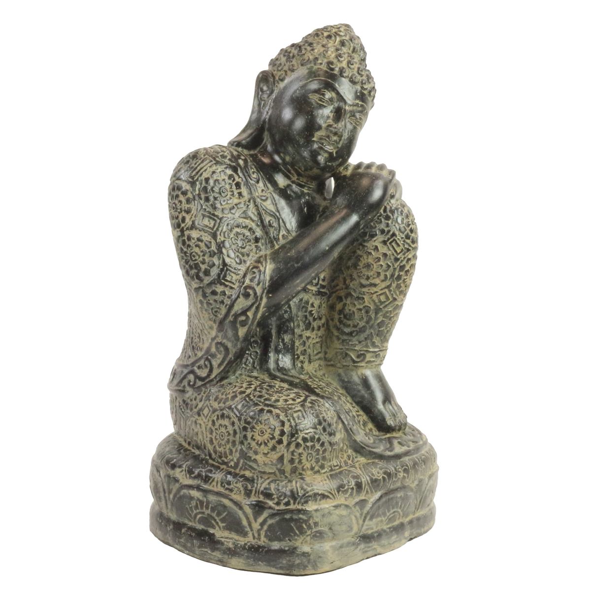 Buddha Steinfigur Deko Gartenfigur Skulptur Garten Figur 
