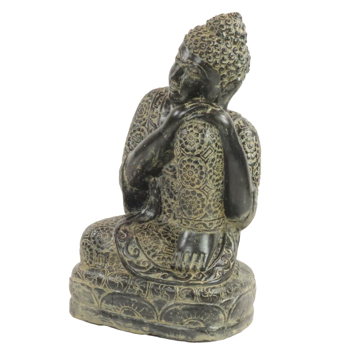 Buddha Steinfigur Deko Gartenfigur Skulptur Garten Figur 