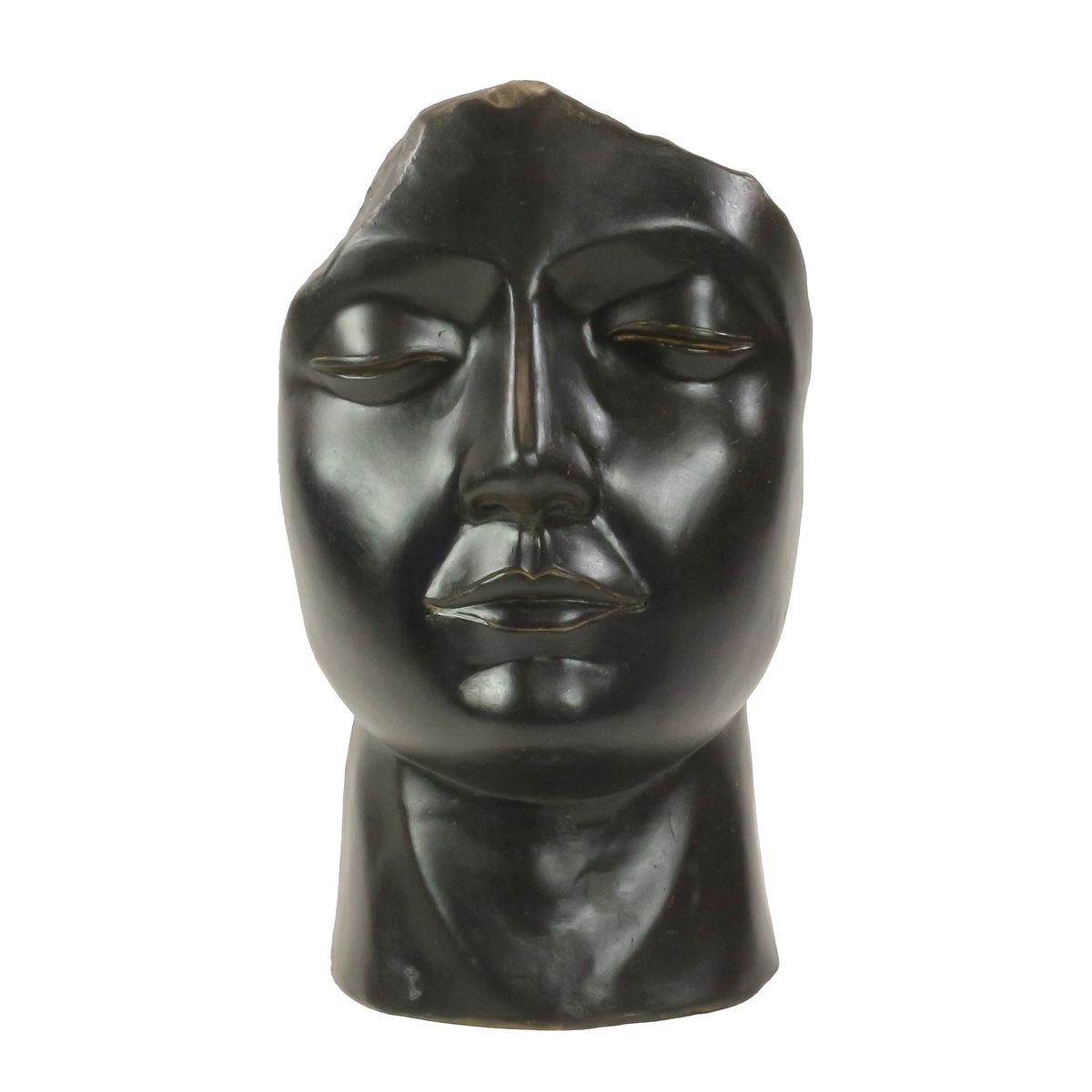 Gesicht gebrochen broken Face Statue stehend Figur Skulptur Asien Indonesien Deko GRC Beton Gartenfigur 85 cm