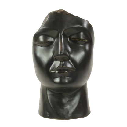 Gesicht gebrochen broken Face Statue stehend Figur Skulptur Asien Indonesien Deko GRC Beton Gartenfigur 85 cm