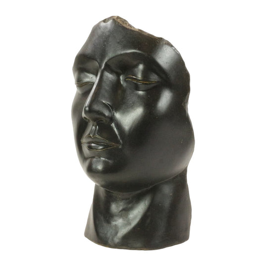 Gesicht gebrochen broken Face Statue stehend Figur Skulptur Asien Indonesien Deko GRC Beton Gartenfigur 85 cm