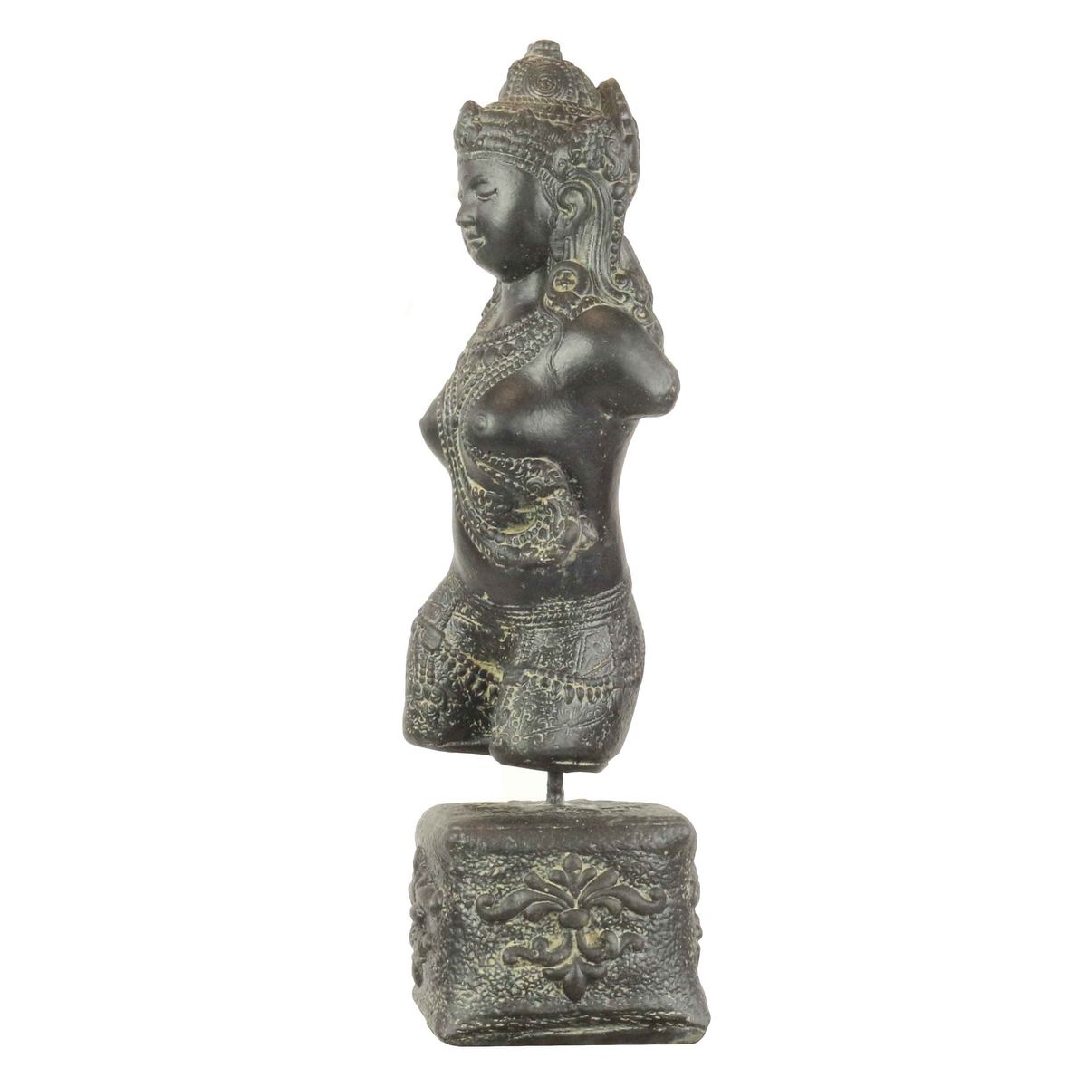 Steinfigur Garten Skulptur Deko Torso Figur aus Stein 