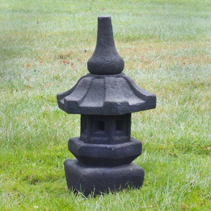 Steinpagode Pagode Gartenfigur Garten Deko 